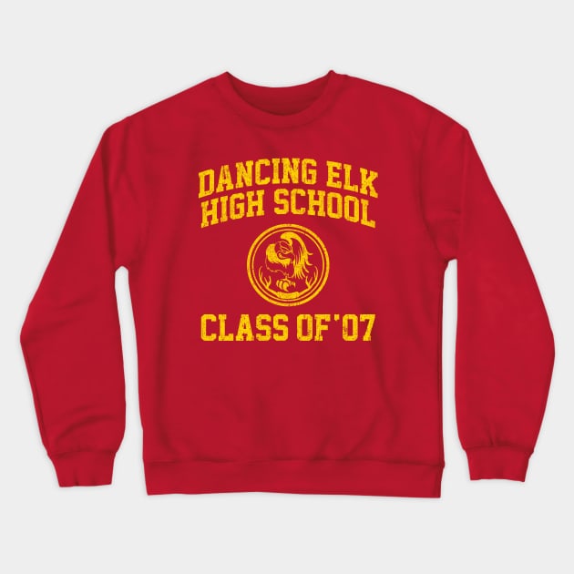 Dancing Elk Class of 07 Crewneck Sweatshirt by huckblade